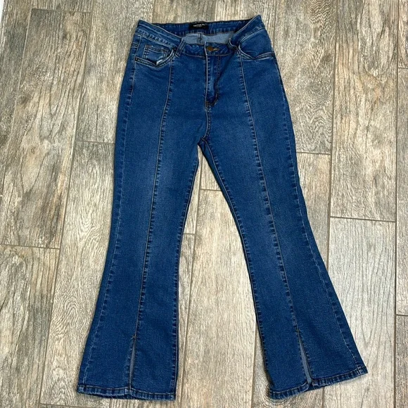American Bazi high rise flare jeans - Picture 1 of 7